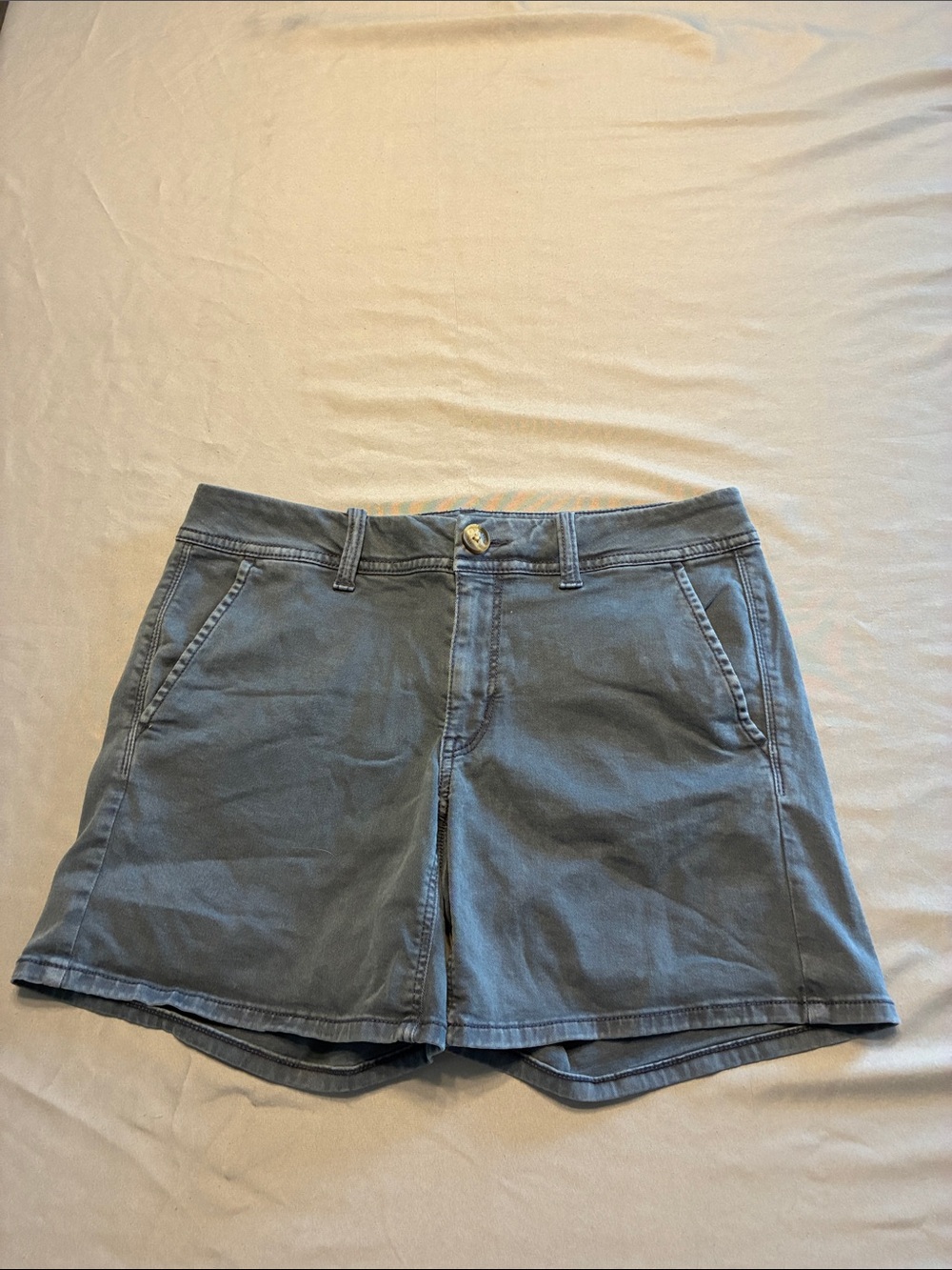 American Eagle Outfitters Faded Blue Casual Shorts